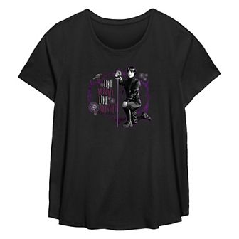 Plus Size Wednesday Like Mommy Like Monster Flowy Graphic Tee