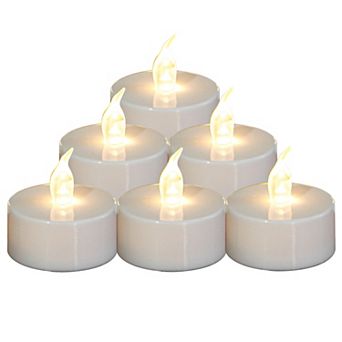 24 pc Ivory Led Flameless Tea Light Candle Set
