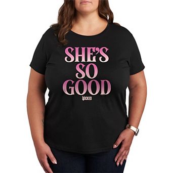 Plus Size Wicked She's So Good Graphic Tee