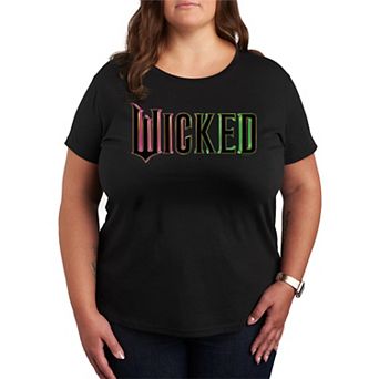 Plus Size Wicked Theatrical Logo Graphic Tee
