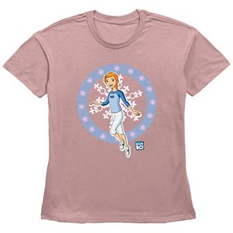 Women's Ben 10 Gwen Snowflakes Graphic Tee