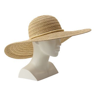 Women's Sonoma Goods For Life® Beaded Trim Oversized Floppy Hat