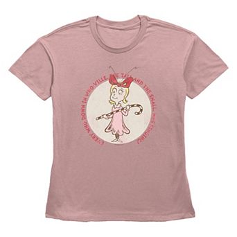 Women's Dr. Seuss Cindy Lou Who Stamp Graphic Tee