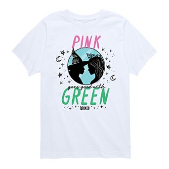Boys 8-20 Wicked Pink Goes Good With Green Graphic Tee