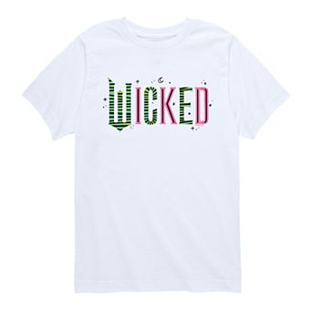 Boys 8-20 Wicked Pink & Green Logo Graphic Tee