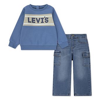 Baby & Toddler Boys Levi's® Sweatshirt & Cargo Pant 2 pc Set