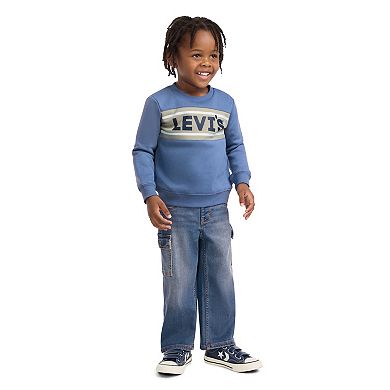 Baby & Toddler Boys Levi's® Sweatshirt & Cargo Pant 2-Piece Set