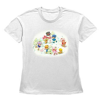 Women's Strawberry Shortcake Winter Fun Graphic Tee