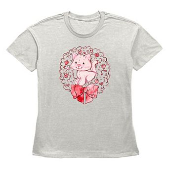 Women's Strawberry Shortcake Custard Wreath Graphic Tee