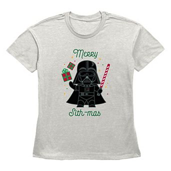Women's Star Wars Darth Vader Merry Sith-mas Graphic Tee