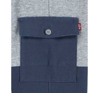 Boys 4-7 Levi's® Hooded Shacket & Pants 2-Piece Set