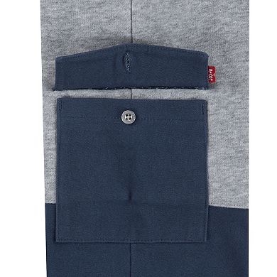 Boys 4-7 Levi's® Hooded Shacket & Pants 2-Piece Set