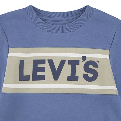 Boys 4-7 Levi's Stay Loose Crewneck & Cargo Jeans 2-Piece Set