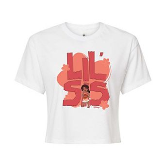 Disney's Moana 2 Simea Juniors' Lil' Sis Cropped Tee
