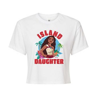 Disney's Moana 2 Juniors' Island Daughter Cropped Tee