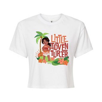 Disney's Moana 2 Simea Juniors' Little Adventurer Cropped Tee