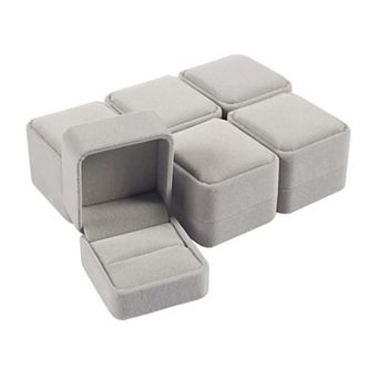 Velvet Jewelry Gift Box Set 6 pc