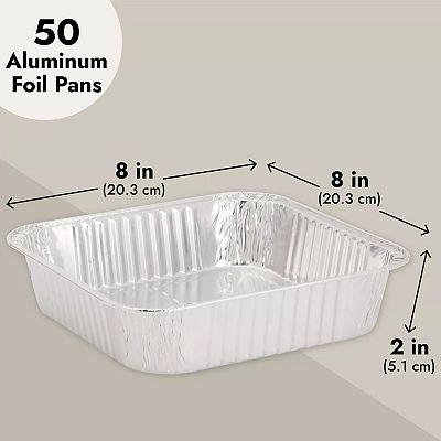 8x8 foil pans best sale