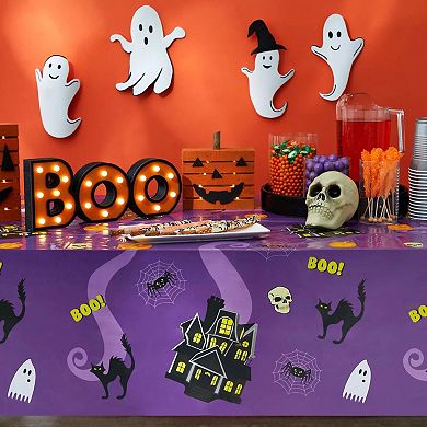Halloween Plastic Tablecloth 54" X 108" 3 Pcs
