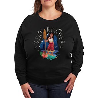 Disney's Moana 2 Plus Size Star Reader French Terry Long Sleeve Tee