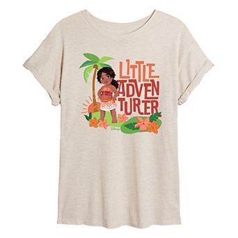 Disney's Moana 2 Simea Juniors' Little Adventurer Oversized Tee