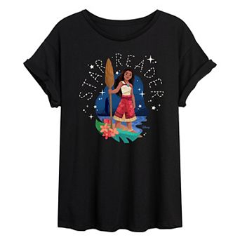 Disney's Moana 2 Juniors' Star Reader Oversized Tee