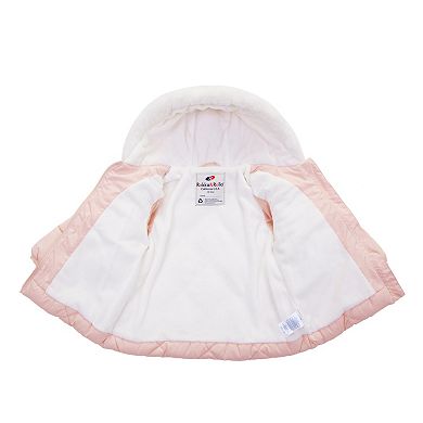Baby Girl Rokka&Rolla Soft Lining Hooded Puffer Jacket