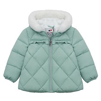 Baby Girl Rokka&Rolla Soft Lining Hooded Puffer Jacket