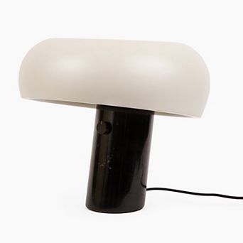 Kingpin 10" Modern Led Table Lamp With Marble Base