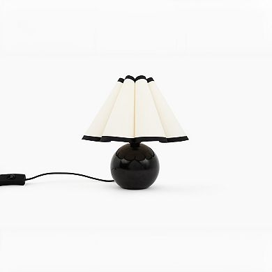 Brightech Blair 10" Led Midcentury Table Lamp With Marble Base