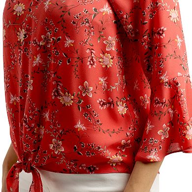 Women's AB Studio Off-The-Shoulder Bell Sleeve Top