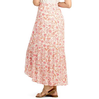 Women's AB Studio Pull-On High-Low Hem Skirt
