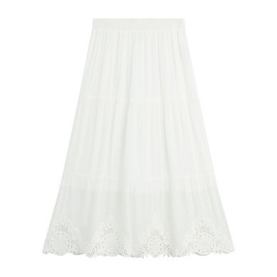 Women's AB Studio Pull-On Tiered Midi Skirt