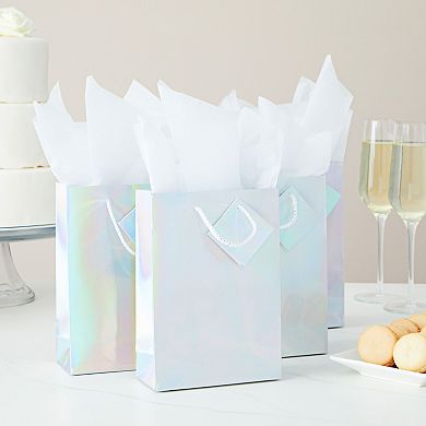 20 Pack Small Gift Bags With Handles Tissue Paper For Birthday Party 8x5.5x2.5"