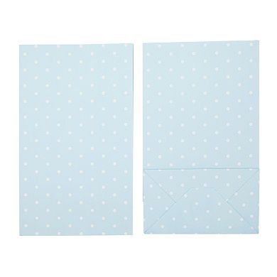 36 Pack Blue Gift Bags For Baby Shower Party Favors, 5.5 X 9 X 3.15 In