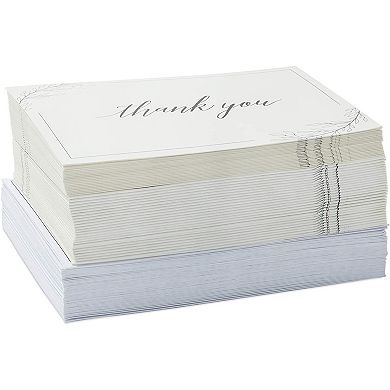 Sympathy Thank You Cards with Envelopes and Stickers (4 x 6 In, 48 Pack)