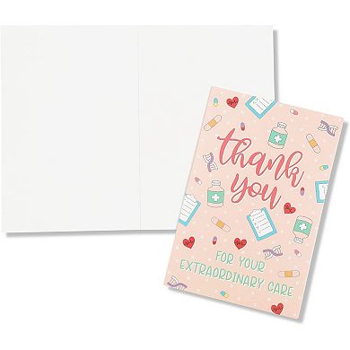 24 Pack Thank You Cards With Envelopes For Nurse & Doctor Appreciation 4 X 6 In