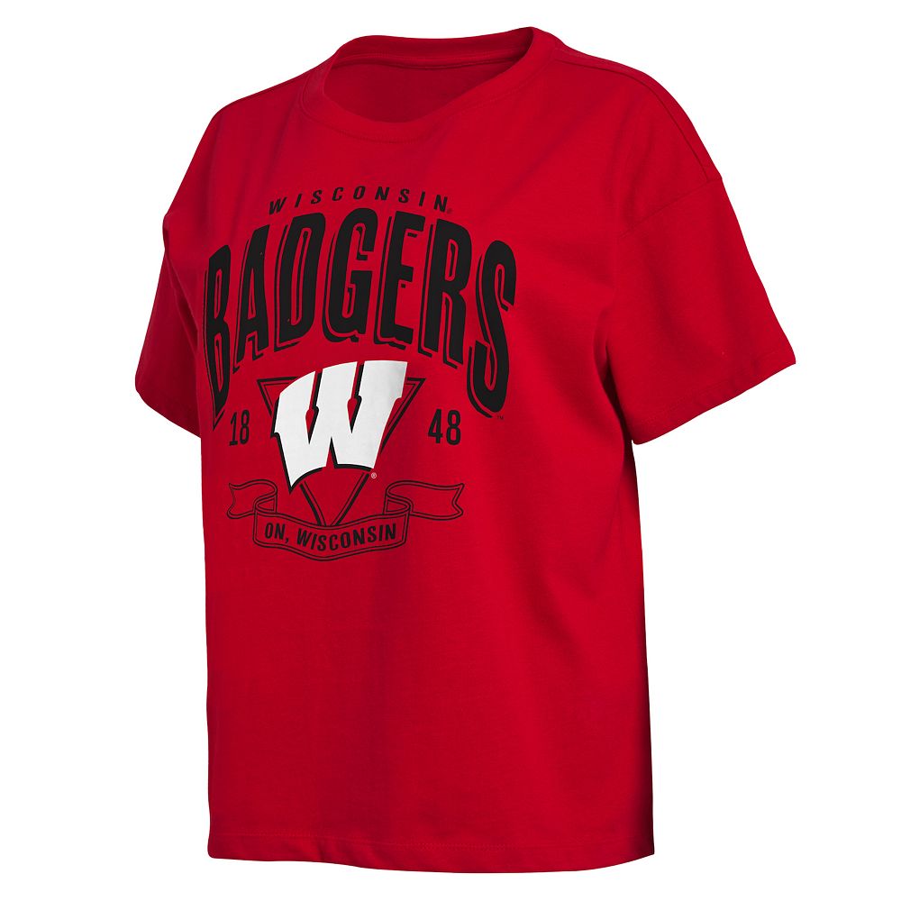 Women's NCAA Wisconsin Badgers Vintage Oversized T-Shirt
