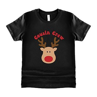 Cousin Crew Reindeer Toddler Short Sleeve Graphic Tee