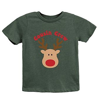 Cousin Crew Reindeer Toddler Short Sleeve Graphic Tee