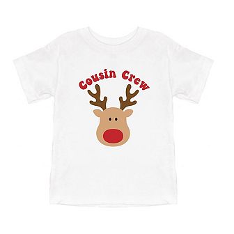 Cousin Crew Reindeer Toddler Short Sleeve Graphic Tee