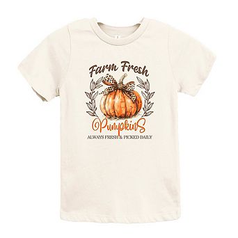 Coquette Farm Fresh Pumpkin Youth Short Sleeve Graphic Tee