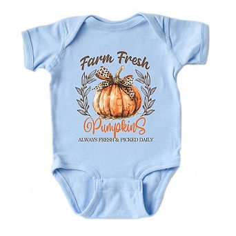 Coquette Farm Fresh Pumpkin Baby Bodysuit