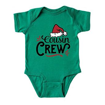 Cousin Crew Santa Hat Baby Bodysuit
