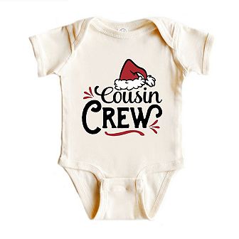 Cousin Crew Santa Hat Baby Bodysuit