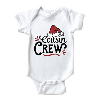 Cousin Crew Santa Hat Baby Bodysuit
