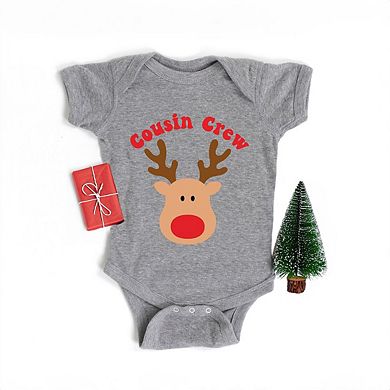 Cousin Crew Reindeer Baby Bodysuit
