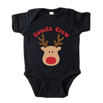 Cousin Crew Reindeer Baby Bodysuit