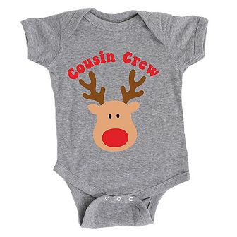 Cousin Crew Reindeer Baby Bodysuit