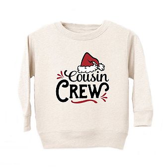 Cousin Crew Santa Hat Toddler Graphic Sweatshirt